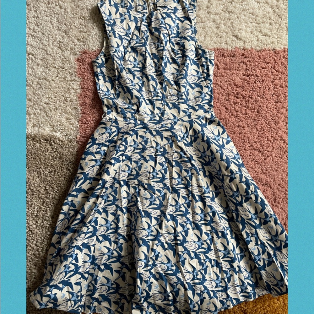 ModCloth BIRD Dress UK 8 EUC